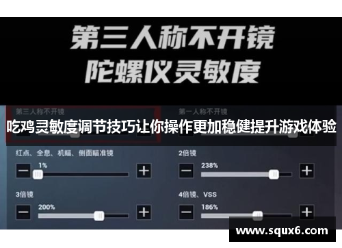 吃鸡灵敏度调节技巧让你操作更加稳健提升游戏体验